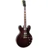 Image de Sigma Guitars HBW-102H-DS guitare semi-hollow body Dark Stain avec humbucker + étui