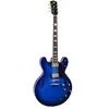 Image de Sigma Guitars HBA-102H-TBB guitare semi-hollow body Transparent Blueburst avec humbucker + étui