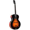 Image de Sigma Guitars ATA-100E Archtop P90 sunburst guitare semi-acoustique avec étui