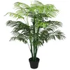 Image de Spetebo Plante artificielle dans un pot de fleurs 125 cm   Palmier XL   Plante artificielle décorative   Fleur artificielle d'intérieur Arbre