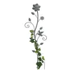Image de DanDiBo Treillis en métal avec fleurs - Hauteur : 110 cm - 96014 - Pour plantes grimpantes - Vintage