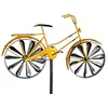 Image de DanDiBo Piquet de jardin en métal pour vélo XL 160 cm Jaune 96101 Shabby Carillon éolien résistant aux intempéries Décoration de jardin Piquet de sol