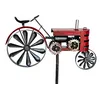 Image de DanDiBo Piquet de jardin en métal - Tracteur XL - 160 cm - Rouge - 96105