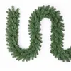 Image de SALCAR Guirlande de Noël 10 m, Guirlande de Sapin Artificielle Verte sans LED, Résistante aux Intempéries, Décoration de Noël pour Intérieur et Extérieur, Branches en PVC