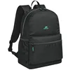 Image de Rivacase 5563 18 litres Sac à dos pour ordinateur portable avec poches cachées Sac à dos moderne pour étudiants, voyageurs, Noir