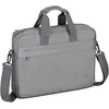 Image de Rivacase 8234 Sacoche pour ordinateur portable 14"   Sac à bandoulière imperméable   Sac moderne pour ordinateur portable de bureau pour homme et femme pour affaires, voyages, université, école, gris