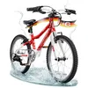 Image de PROMETHEUS BICYCLES Pro Velo 20 Pouces Garcon | Vélo 20 Pouces garçon Fille | Vélo Enfant de 6 Ans | Premium | Super léger | 7 Vitesses Microshift | Rouge Noir