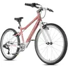 Image de PROMETHEUS BICYCLES PRO Vélo 24 pouces pour fille | Vélo de qualité supérieure 24" pour fille en aluminium | Vélo fille 24" à partir de 7 ans super léger | 8 vitesses SRAM X4 | Blanc corail
