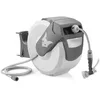 Image de FUXTEC Dévidoir Automatique FX-WSA20G - 20 m de Tuyau d'Arrosage ½ Pouce - Enrouleur De Tuyau Pour Montage Mural Avec Douchette Et Raccords - Pivotant à 180° (65x29x46 cm)