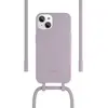 Image de Coque avec cordon WOODCESSORIES iPhone 14 Plus Tour de cou lila
