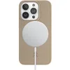 Image de Woodcessories - Coque de téléphone magnétique compatible avec iPhone 14 Pro - Beige - Respectueux de l'environnement, fabriquée à partir de plantes