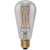 Image de LED Segula LED Rustika Long Style smokey grau 55500 E27 N/A Puissance: 5 W blanc chaud N/A 5 kWh/1000h