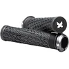 Image de Sixpack S-Trix AL Lock-On Poignées à visser pour vélo, Accessoire Velo Noir/titane