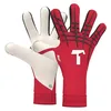 Image de T1TAN Red Beast 3.0 - Gants de Gardien de But sans Protection des Doigts - Gants de Football pour Jeunes & Adultes, Unisexe - Negative Cut et 4mm Gecko Grip - Taille 6