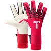 Image de T1TAN Red Beast 3.0 - Gants de Gardien de But sans Protection des Doigts - Gants de Football pour Jeunes & Adultes, Unisexe - Negative Cut et 4mm Gecko Grip - Taille 8