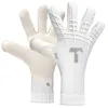 Image de T1TAN White Beast 3.0 - Gants de Gardien de But sans Protection des Doigts - Gants de Football pour Jeunes & Adultes, Unisexe - Hybrid Flat Cut et 4mm Gecko Grip - Taille 6