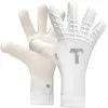Image de T1TAN White Beast 3.0 - Gants de Gardien de But sans Protection des Doigts - Gants de Football pour Jeunes & Adultes, Unisexe - Hybrid Flat Cut et 4mm Gecko Grip - Taille 9
