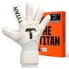Image de T1TAN Classic 1.0 White-Out - Gants de Gardien de But - avec Protection des Doigts - Gants de Football pour Gardiens de But - Taille 7