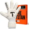 Image de T1TAN Classic 1.0 White-Out - Gants de Gardien de But - avec Protection des Doigts - Gants de Football pour Gardiens de But - Taille 11