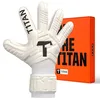 Image de T1TAN Classic White-Out Junior - Gants de Gardien de But Enfant - sans Protection des Doigts - Gants de Football pour Gardien de But - Taille 4