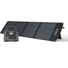 Image de BALDERIA Power Set PS500-200: Générateur solaire, station d'alimentation portable 400Wh + panneau solaire 200W, prise 230V USB, alimentation pour l’extérieur, Camping, travail ou caravane