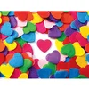 Image de EDUPLAY 370157 Lot de 100 coeurs en feutre multicolores