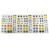 Image de EDUPLAY Lot de 144 yeux plats colorés 3D