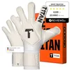 Image de T1TAN Legend White-Out Professionnels Gants de Gardien de But pour entraînement et matchs, Enfants et Adultes, Latex, fabriqués en Allemagne - Taille 9