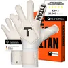 Image de T1TAN Legend White-Out Professionnels Gants de Gardien de But, avec Protection des Doigts, pour entraînement et matchs, Enfants et Adultes - Taille 6