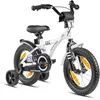 Image de PROMETHEUS BICYCLES Velo Enfant 4 Ans - vélo Fille 14 Pouces a Roulette pour 3 a 5 Ans - Petite Princesse en Blanc