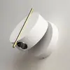 Image de Applique murale LED Maytoni Nuance, blanc / doré, Ø 10 cm