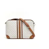 Image de MISAKO Eveline Petit sac à bandoulière imprimé monogramme female - Eveline Beige 18 X 26 X 7 cm