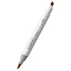Image de COPIC Ciao E35, Chamois, Twin Marker avec une pointe de largeur moyenne et une pointe « brush ».