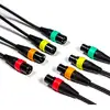 Image de Zoom XLR-4c/CP set de câbles avec marquage coloré 2,5 m (4 pcs)