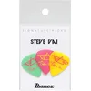 Image de Ibanez B1000SV-GPY Lot de 3 médiators Signature Steve Vai, 1.0mm, Vert/Rose/Jaune
