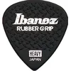 Image de Ibanez PPA16HRG-BK Lot de 6 médiators GRIP WIZARD à grip caoutchouc, 1.0mm, Noir