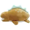 Image de NEMU NEMU - Peluche Nemu Nemu Stego Dinosaure marron - 20 x 10,5 x 8 cm OS
