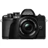 Image de Olympus OM-D E-M10 Mark III Kit, Appareil Photo Micro 4/3 (16 MP, Stabilisation d'Image 5 Axes, Viseur Électronique) + Objectif M.Zuiko 14-42mm EZ Zoom + M.Zuiko 40-150mm Télézoom, noir