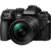 Image de Om System Om-1 Mark II Caméra Micro Four Thirds, 20 MP BSI Stacked Sensor, 5-Axis Image Stabilisation, Noir avec Objectif M.Zuiko Digital 12-40mm f2.8 Pro II