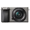Image de Sony a6000 ILCE-6000L - Appareil photo numérique - sans miroir - 24.3 MP - APS-C - 1080p / 60 pi/s - 3x zoom optique object Power Zoom de 16-50 mm - Wi-Fi, NFC - gris graphite en occasion ou reconditionné
