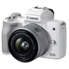 Image de Appareil photo Hybride Canon EOS M50 Mark II Blanc + EF-M 15-45mm f/3,5-6,3 IS STM Silver en occasion ou reconditionné