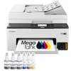 Image de Canon MAXIFY GX2051 Imprimante A4 Couleur pour la Maison et Le Bureau, Imprimante, Copieur, Scanner et Télécopieur Jet d'encre MegaTank Tout-en-Un, Wi-FI, Ethernet, USB | Comprend 6 bouteilles d'encre