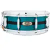 Image de Pearl MP4C1450S/C850 Masters Maple Pure caisse claire 14 x 5 pouces Aqua Turqoise Strip