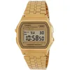 Image de Casio Montre Quartz Unisexe 37.00mm avec Cadran Or Digitale et Bracelet en Bracelet en Acier Or A158WETG-9AEF