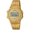 Image de Casio - Montre-bracelet unisex numérique en acier inoxydable dorée OS