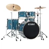 Image de Tama IP52H6W-HLB - Kit Imperialstar 5 Fûts Hairline Blue