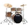 Image de Tama IP50H6W-CTW - Kit Imperialstar 5 Fûts Coffee Teak Wrap