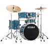 Image de Tama IP50H6W-HLB - Kit Imperialstar 5 Fûts Hairline Blue