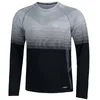 Image de ASICS Hommes Seamless Longsleeve Top Vêtements De Course Haut Manches Longues Performance Black/Carrier Grey - Noir M