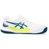 Image de ASICS 1044A068-102 Gel-Resolution 9 GS Clay Homme White/RESTFUL Teal EU 40